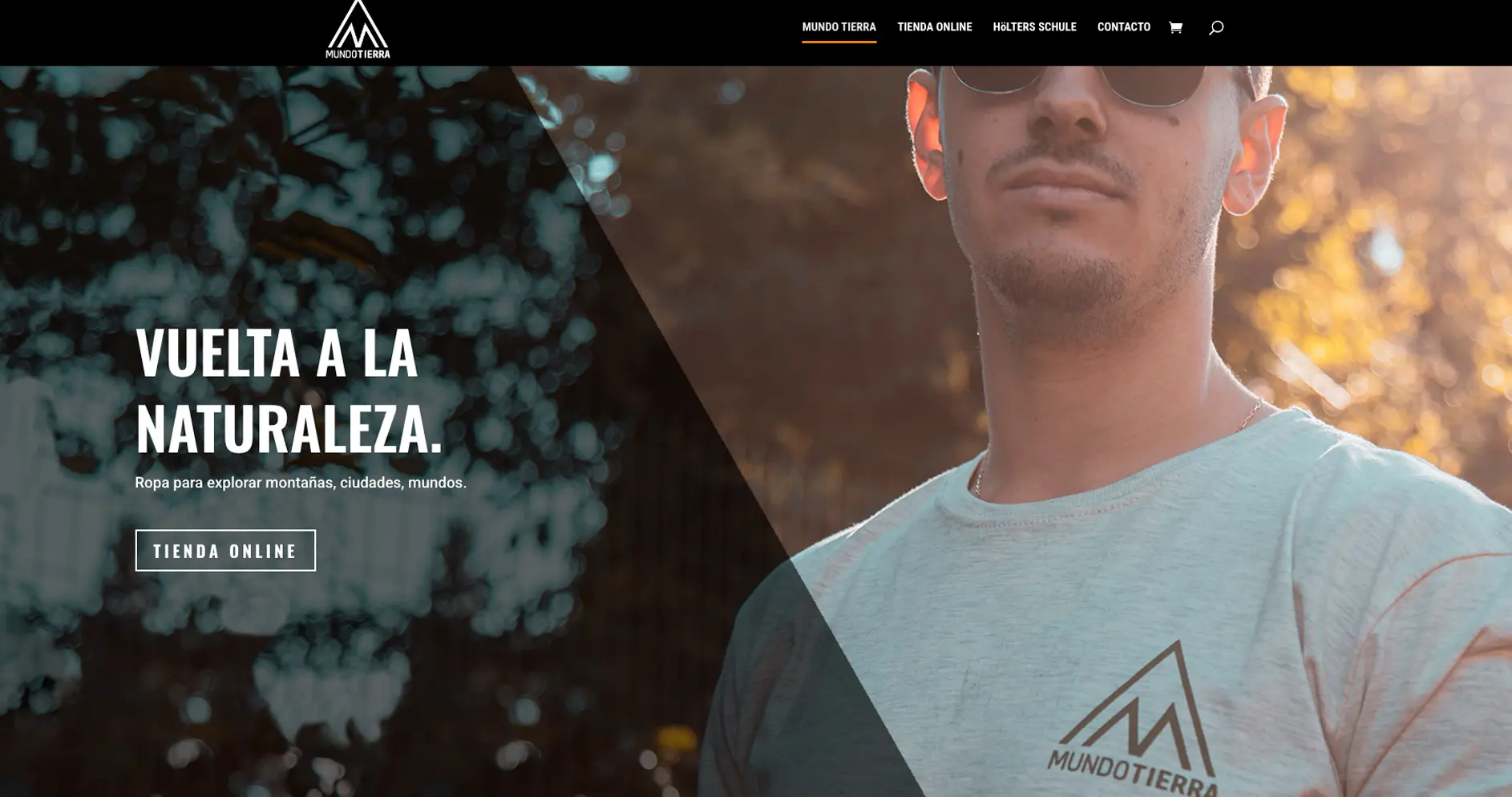 Sitio web y tienda online de Mundo Tierra