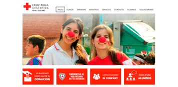 Diseño de páginas web para la Cruz Roja
